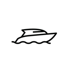 Yacht icon template