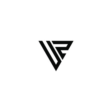 uz letter vector logo abstract