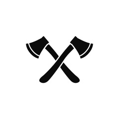 Axe icon flat vector design