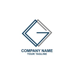 Fototapeta premium Letter G logo icon flat and vector design template.