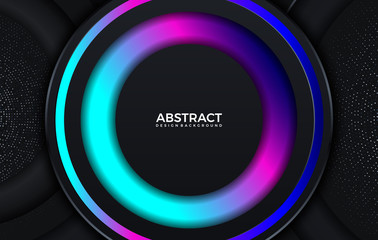 modern gradient bright color. geometric background. Abstract website landing page with circles illustration
