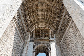 Arc de Triomphe in Summer, Paris/France