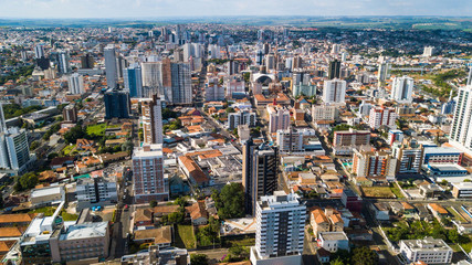 Ponta Grossa - PR. Aerial view of Ponta Grossa city - Paraná - Brazil