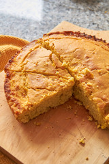 Skillet southern style cornbread