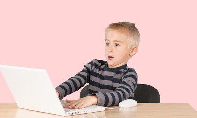 Naklejka premium Computer.