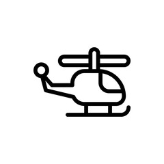 Helicopter Vector Icon