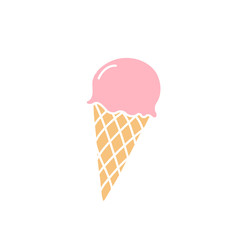 ice cream doodle icon