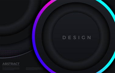 modern gradient bright color. geometric background. Abstract website landing page with circles illustration. Banner, wallpaper vector design template.