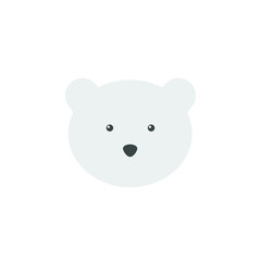 polar bear vector icon