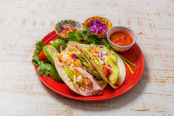 メキシコ料理　タコス　 Mexico's representative dishes (tacos)