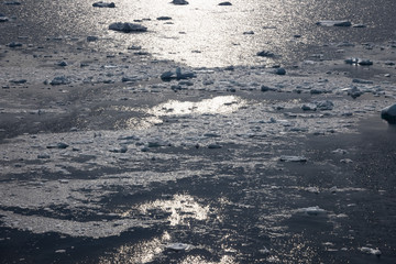 broken Icebergs in the Weddell Sea