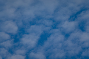 Beautiful blue sky and cloudy in Thailand