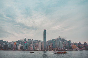 Hong Kong Cityscape after rain; Hong Kong Landscape