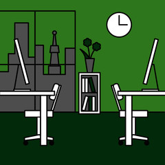 オフィスの風景