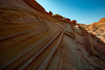 Arizona Wave - Famous Geology rock formation in Pariah Canyon