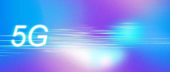 5G image. Next-generation communication. Background expressing communication speed.
背景：テクノロジー 5G 通信 高速 スピード 青 サイバー