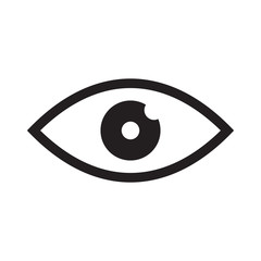 eyes icon on a white background