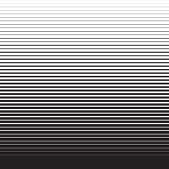 Obraz premium Horizontal speed line halftone pattern with gradient