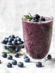 Blueberry smoothie