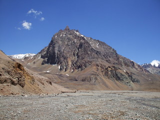 
Mules flags glaciers rock tectonic plates 10 hour walk from confluence intermediate level Trekking...
