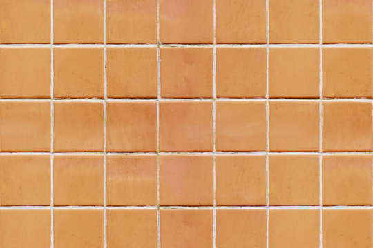 Orange Bathroom Tiles