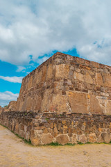 Fullshot view of monte Alban ruins
