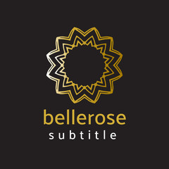 logo ornament gold