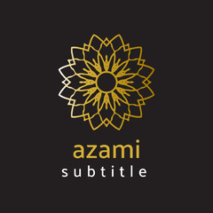 ornament logo gold and silver