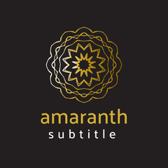 ornament logo gold and silver