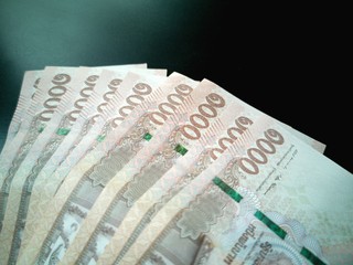 euro banknotes and coins