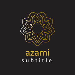 ornament logo gold and silver