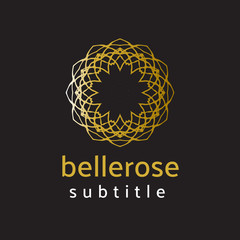 ornament logo gold and silver