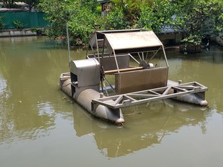 Chaipattana Water Turbine Installed in the pool to ventilate