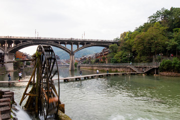 Scenery of phoenix ancient city, xiangxi, China