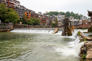 Scenery of phoenix ancient city, xiangxi, China