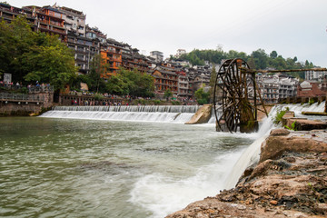Scenery of phoenix ancient city, xiangxi, China