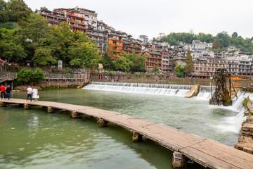 Scenery of phoenix ancient city, xiangxi, China
