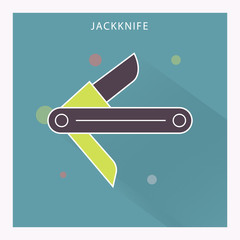 Jackknife vector icon