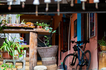 A bike against the wall