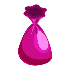 Candy wrapped ichocolate sometric sweet food different colors.