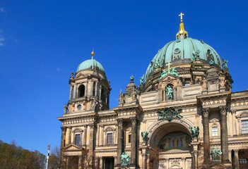 Fototapeta na wymiar Beautiful view to Berlin Cathedral - Germany
