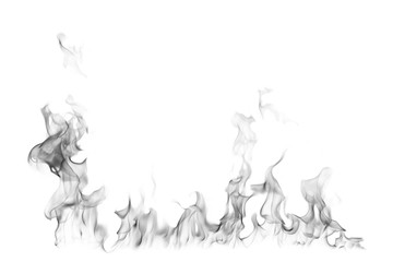 Fototapeta na wymiar Smoke isolated on a white background