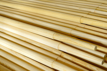 Many sticks were piled together