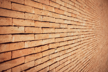 Background of old vintage brick wall