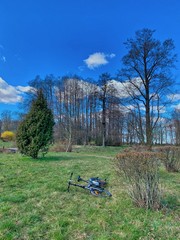 A park in Nesvizh, Belarus