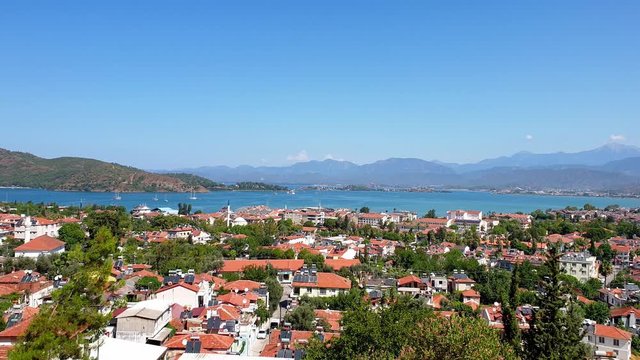 General view of Kas which is most popular vocation in Turkey