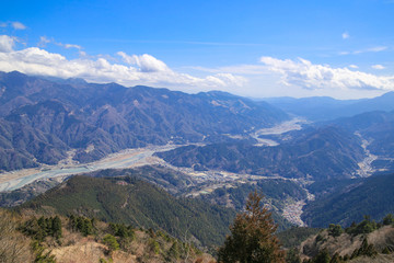 Fototapeta premium 身延山山頂からの眺め