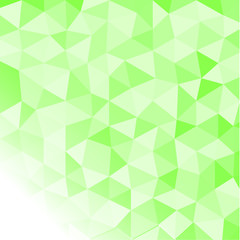 Obraz premium abstract green background with triangles