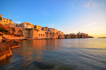 Naklejka premium landscape in Vieste Italy