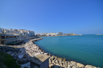 landscape in Vieste Italy